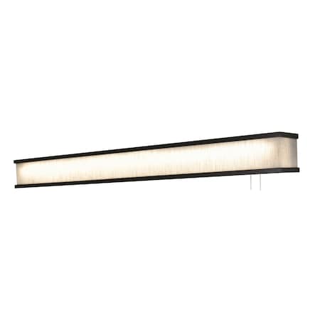 Afx Randolph 38" LED Overbed Wall Light - Oil Rubbed Bronze Finish - Jute Shade RAB384000L30ENRB-JT